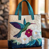 Flower Garden Handmade Quilted Tote Bag