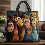Classic Handmade Quilted Tote Bag