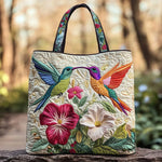 Hummingbird Handmade Quilted Tote Bag