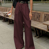 Zasha - Wide-leg pleated trousers
