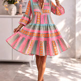 NOVA | Breezy Midi Dress in Vibrant Colors for Weekend Wear