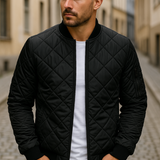 Varel | Cotton Jacket with Diamond Pattern