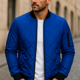 Varel | Cotton Jacket with Diamond Pattern
