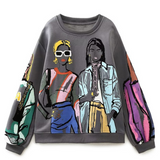 Trendy Women's Graphic Hoodie | Cozy, Fashionable, and Modern Comfort