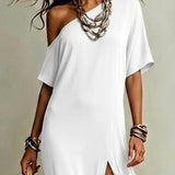 Lucia - Chic Asymmetrical Maxi Dress