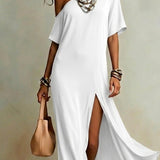 Lucia - Stylish Asymmetrical Maxi Dress