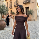 Carla | Graceful Long Dress with Luxurious Draping