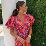 Alessia - Sophisticated Dress with Exquisite Print