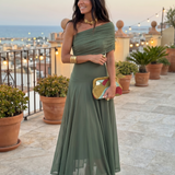 Carla | Graceful Long Dress with Luxurious Draping