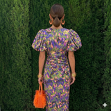 Alessia - Sophisticated Dress with Exquisite Print