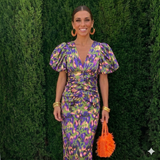 Alessia - Sophisticated Dress with Exquisite Print