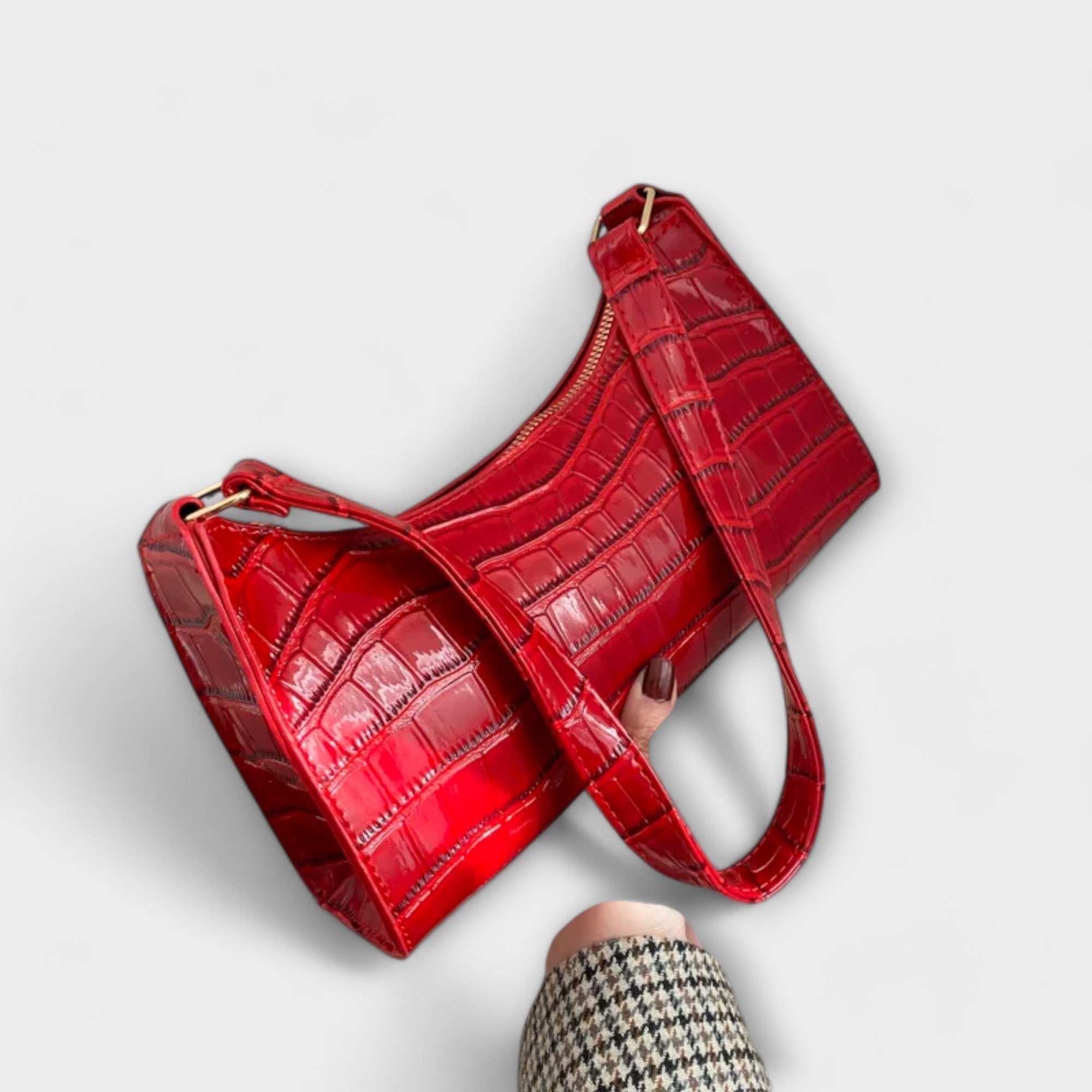 Marguerite | Glossy Handbag