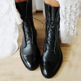 Women's Vintage Heeled Boots, Luxurious Comfort | Warmth
