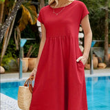 Women's Casual Smock Summer Dress | Midi