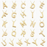Initials Necklace with Love Letter Design