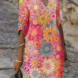 Women's Vibrant Floral Summer Dress | Mini