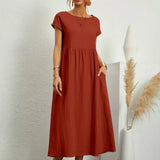 HEIKE | ELEGANT MIDI DRESS WITH A CLASSIC FLOW