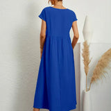 HEIKE | ELEGANT MIDI DRESS WITH A CLASSIC FLOW