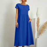 HEIKE | ELEGANT MIDI DRESS WITH A CLASSIC FLOW