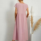 HEIKE | ELEGANT MIDI DRESS WITH A CLASSIC FLOW