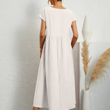 HEIKE | ELEGANT MIDI DRESS WITH A CLASSIC FLOW