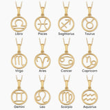 Astrological Sign Pendant Necklace