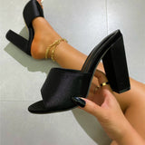 Women's Slip On High Heels | Heeled Sandals