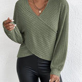 Nathalia - Chic V-Neck Knitted Sweater