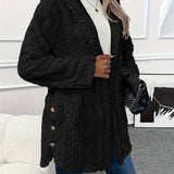 Jackie - Elegant Soft and Warm Hooded Jacket