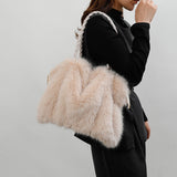 Charlotte™ - Versatile Plush Velvet Shoulder Tote Bag