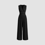 Charity – Chic Sleeveless Wide-Leg Jumpsuit