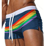 Varel | Colorful Rainbow Athletic Swimwear