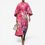 Zaquia™ Floral Midi Dress