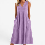 Suzaine™ A-Line Midi Dress