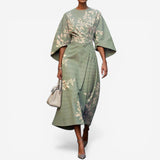 Zaquia™ Floral Midi Dress