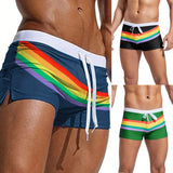 Varel | Colorful Rainbow Athletic Swimwear