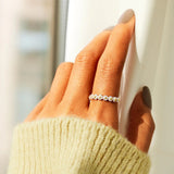 Opulent Floral Garden Ring
