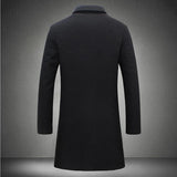 Men's Elegant Long Overcoat | Warmth, Style, and Comfort for Winte