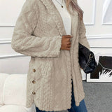Jackie - Elegant Soft and Warm Hooded Jacket