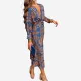 Doriane™ Midi Wrap Dress - Elegant and Versatile