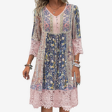 Lunine™ Retro-Inspired Midi Dress
