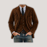 Tom | Corduroy Blazer and Waistcoat Set
