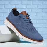 Blue-White Ultra-Comfort Breathable Sneakers