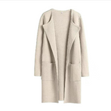 Elegant Women's Winter Knit Cardigan | Long, Warm, Luxurious Comfort