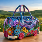 MELODYVANA | QUILTED TRAVEL DUFFLE BAG