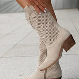 Molly's Chic White Cowboy Boots | Trendy, Durable, and Comfortable Footwear