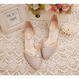 Women's Wedding High Heels | Closed Toe Heeled