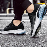 Men’s Summer Running Sneakers | Knit, Air Cushion Heel