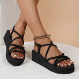Women’s Summer Strappy Sandals | Platform, Crisscross