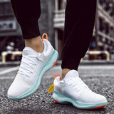 Men’s Summer Running Sneakers | Knit, Air Cushion Heel
